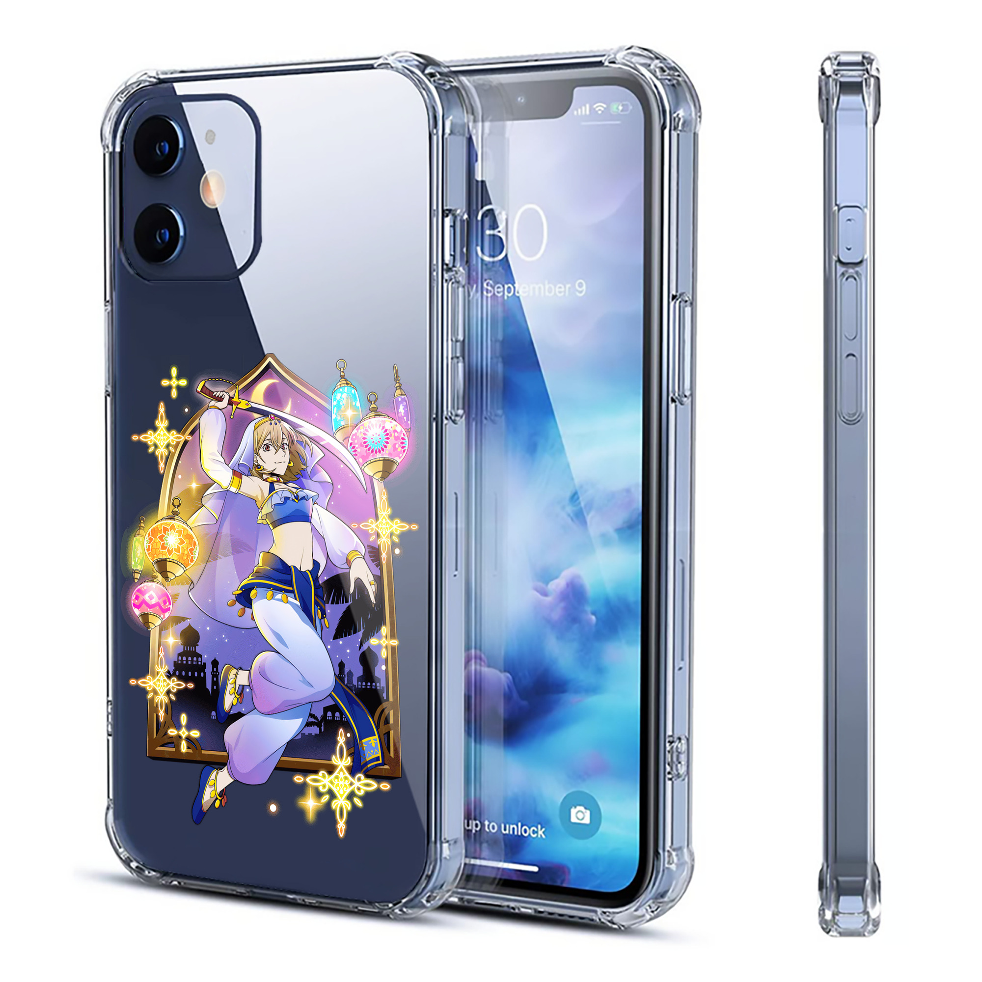 （画像用） 文豪ストレイドッグス Bungo Stray Dogs 【iPhone 12シリーズ対応】透明スマホケース（クリアソフトケース）